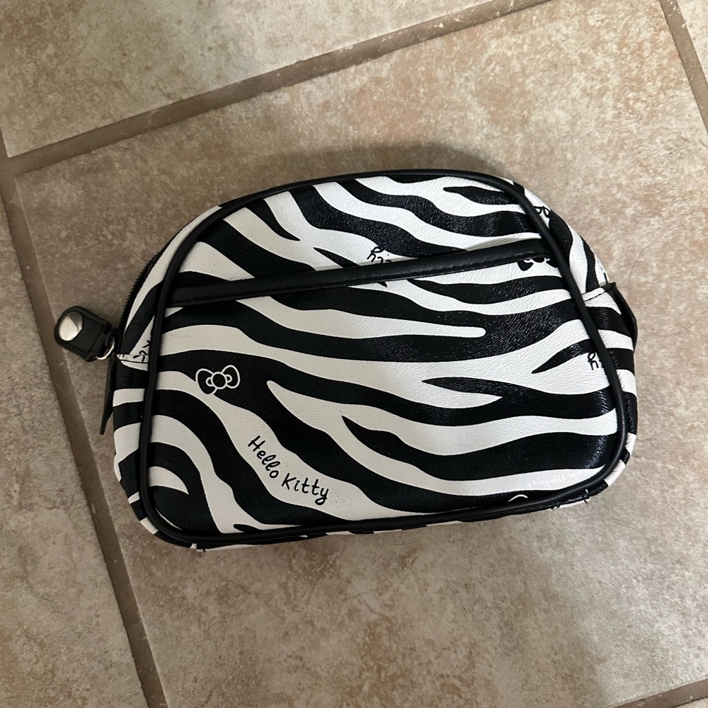 Hello Kitty Zebra Print Pouch